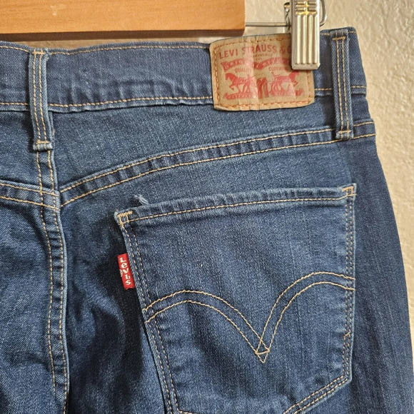 LEVI'S 515 Blue Denim Bootcut Jean Size 10 - Picture 4 of 7